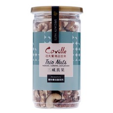 可夫萊 Trio Nuts 精品堅果，原味綜合堅果（核桃、腰果、胡桃）- 170g, 1個