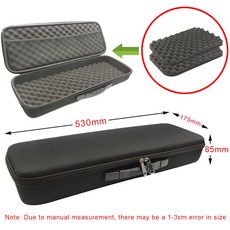 DIY 하드 캐리 케이스 보관 상자 야외 도구 액세서리에 여행 지퍼 가방 충격 방지 카메라