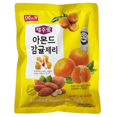 제주애 아몬드 감귤 제리, 3개, 200g