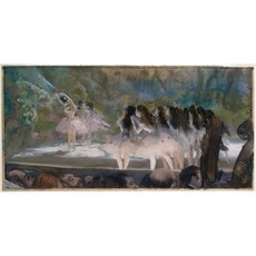 Ballet at the Paris Opéra 편집아트포스터 감성선물 드가, 그림만(매트지), A6