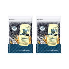 곡물마켓 찰흑미 국내산 500g x 2개