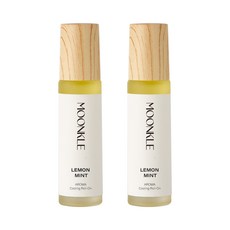 뭉클 아로마 쿨링 롤온 에센셜 오일, 레몬 민트+레몬 민트, 1개, 10ml