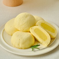 [화과방] 소프트케이크 커스터드 / 부드러운 아이스 디저트, 400g, 1개