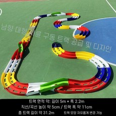 미니카트랙 레이스레일 장난감경주 취미 레일경기장 트랙 기차 장난감 레일 세트 철도 기차놀이, Synder 4WD 트랙 3 교환 세트