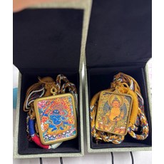 雙面手繪鈦鋼唐卡吊墜 十二生肖系列, 如圖所示, 1個