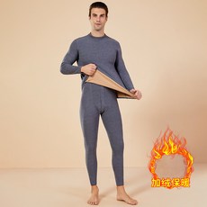 加絨加厚保暖內衣套裝 男女款