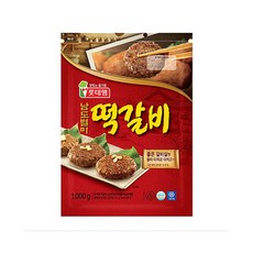 롯데햄 남도별미떡갈비1000g, 1kg, 2개