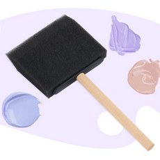 스폰지 붓 7.5cm 패드 평붓 페인팅 페인트 롤러