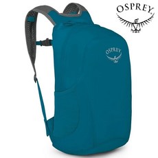 Osprey Ultralight Stuff Pack 輕量後背包 18L - 輕巧耐用 旅行攻頂必備, 海濱藍 Waterfront blue