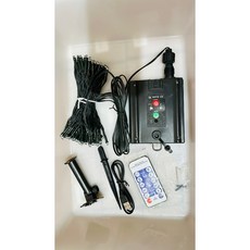 黑馬燈城 太陽能LED燈串 IP65防水 8種閃爍模式 遙控 USB充電, 1個, 可USB充電帶遙控太陽能12米100燈,藍色