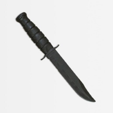 [무스포] 플라스틱 단도 ( E-452 TPR ), 1개, 흑색