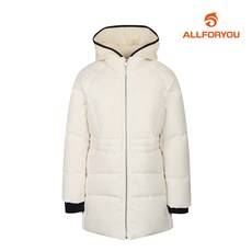 [올포유] 여성 니트 후드 볼륨 덕다운 점퍼 ALDJLA151-102_G