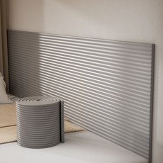 防撞條 墻貼 護角條, 1個, 安全無甲醛-W型灰色,20cm寬x2米長【新升級 更防撞】, 灰色