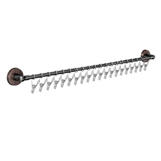 真空吸盤拖鞋架 浴室免打孔掛架 衛生間置物架 鞋子襪子內衣收納夾架, 真空吸盤伸縮桿30規格40-58cm, 1個