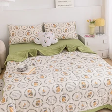 A급 콩 섬유 여름 얇은 이불 사무실 낮잠 학생 기숙사 홈 이불을 위한 시원한 에어컨 담요, 05 12, 03 100x150cm