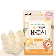 LUSOL 韓國水梨果乾 15g, 1個, 水梨果乾6m+ / 9334