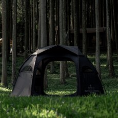 VENTLAX HEMISPHERE 350 半球帳 超輕量 日本職人帳 350*350*190, 黑色, 2