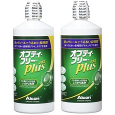 옵티프리 플러스 W 팩 360ml×2개입 렌즈 케이스 포함 2 상자, 1개, 1개입, 1g