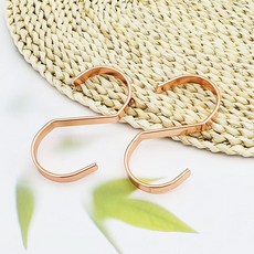 HYS STORE S고리 로즈골드 10MM 에스고리