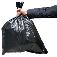 봉투맨 일자형 평판 재활용 분리수거 쓰레기 비닐봉투, 50L, 500개