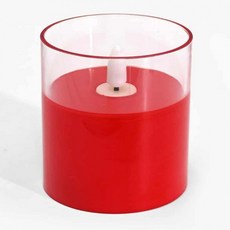 LED양초(9.5cm) 전자캔들 건전지초 전자양초 이벤트촛불 건전지양초 LED초 LED촛불 이벤트초 이벤트소품, 레드