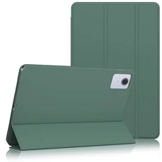 레노버 탭 M11/B11 10.95인치용 스마트 태블릿 케이스 소프트 PU 트라이폴드 보호 커버 (쉘 포함), 02 Midnight green