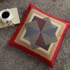 올뎃홈 3400원 방석커버 돈방석 식당방석 사무실방석 4종택1 (솜별도) 방석, 04.아미랑스방석커버(커버만)-레드