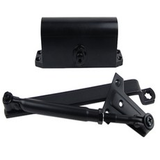 대문 현관문 출입문 도어 체크 자동 클로져 평자 흑색 cof*87441Qr, 1개