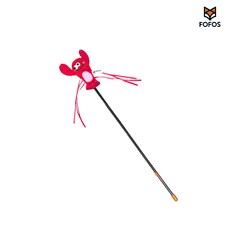 FOFOS 龍蝦造型拉勾勾逗貓棒 貓咪互動玩具, 1個, 龍蝦