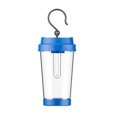 야외용 감성 조명 야외 전구 텀플러 캠핑 LED 랜턴, 블루 LED, 1개