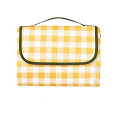 코즈홈 휴대용 돗자리 대형 200x180, 옐로우, 옐로우