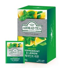 (아마드) 페퍼민트 레몬 허브차 20티백 허브티백, 해당제품선택