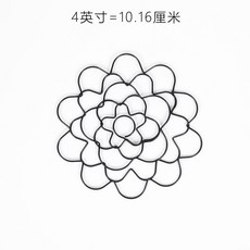 花瓶口固定器 插花固定器 現代簡約鐵藝不鏽鋼插花輔助器 多款多色鐵絲工藝禮品擺飾, 4英寸黑色(升級不鏽鋼，不, 1個