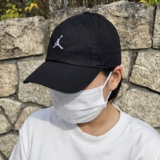 [백화점매장판] 나이키 볼캡 골프 모자 조던 클럽 U 커브빌 캡 블랙 HQ1963-010