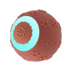 智能逗貓球 貓玩具 跳跳球 滾滾球 狗狗玩具 寵物玩具, 1個, 滾滾球-星星貓球紅色