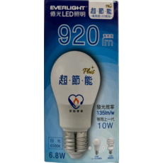 EVERLIGHT 億光 LED 燈泡, 白光 6500K, 6個