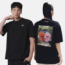 빅터 남성 여성 티셔츠 반팔 VT25CTO207U