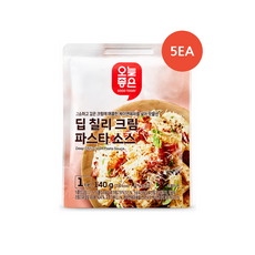 오늘좋은 딥 칠리 크림 파스타소스, 5개, 140g