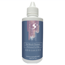 Splus nail 凝膠筆刷清潔液 專業級配方 120ml, 1個