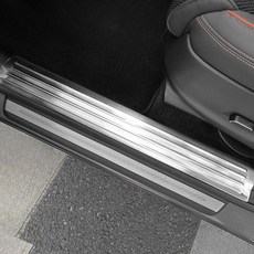G70 페이스리프트 도어스커프 인테리어 호환 차량용품, 실버 4P