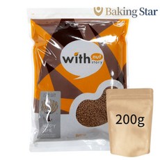 위드넛 갈색 크런키쿠키 200g 돼지바 쿠키 크런치 상일식품, 1개