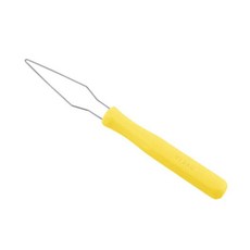 플라스틱 손잡이 자동 바늘 꿰는 도구 바느질 재봉 빠른 버튼 언픽커, 1개, 2. Yellow