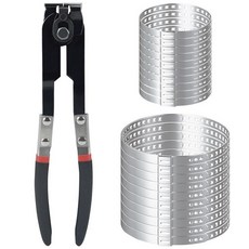 Thsakzo Auto 및 ATV 블랙 헤비 듀티 CV 조인트 액슬 부츠 클램프 플라이어 도구 20개의 크림프 밴드 포함 대부분의 자동차용