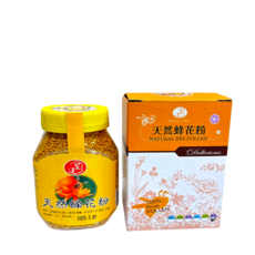 皇廷養蜂場 頂級高山櫸木(白雞油)蜂花粉300g瓶裝－南投中寮鄉天然營養補給, 1個