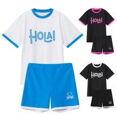 슈가비치 아동 주니어 반팔 래쉬가드 상하세트 BH25-15 공용 수영복