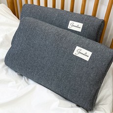 소넬리노 컴투더홈 Hello simple home 라텍스 굴곡형 메모리폼 베개커버
