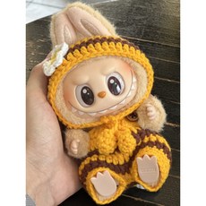 [채리스] 라부부 손뜨개 인형 옷 라부부꾸미기, 범블비, 1개