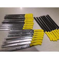 糖軒町 荷蘭進口德麥麵包刀 LV黃刀 專業鋸齒蛋糕刀 輕鬆切割麵包 減少麵包屑, 1個, 黃