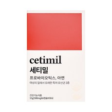 세티밀 여성 질 유래 유산균 3개월분, 30정, 1개