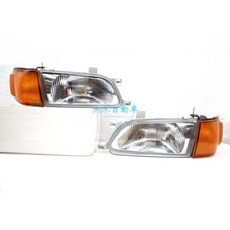 大禾自動車 晶鑽大燈 黃角燈 TOYOTA 豐田 TERCEL 95-98 專用 提升夜間照明 行車安全, 1個